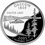 2005 50 State Quarters Coin Oregon Proof Reverse