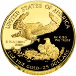 2005 American Eagle Gold Half Ounce Proof Coin Reverse