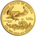 2005 American Eagle Gold One Ounce Bullion Coin Reverse