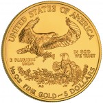 2005 American Eagle Gold Tenth Ounce Bullion Coin Reverse