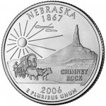 2006 50 State Quarters Coin Nebraska Uncirculated Reverse