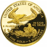 2006 American Eagle Gold Tenth Ounce Proof Coin Reverse