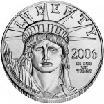 2006 American Eagle Platinum One Ounce Bullion Coin Obverse