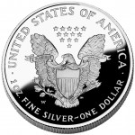 2007 American Eagle Silver One Ounce Proof Coin Reverse