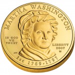 2007 First Spouse Gold Coin Martha Washington Uncirculated Obverse