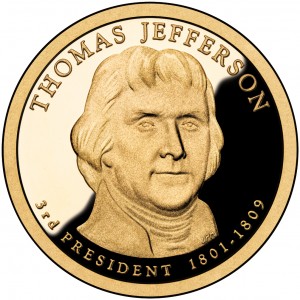 2007 Presidential Dollar Coins "Thomas Jefferson" Uncirculated " 