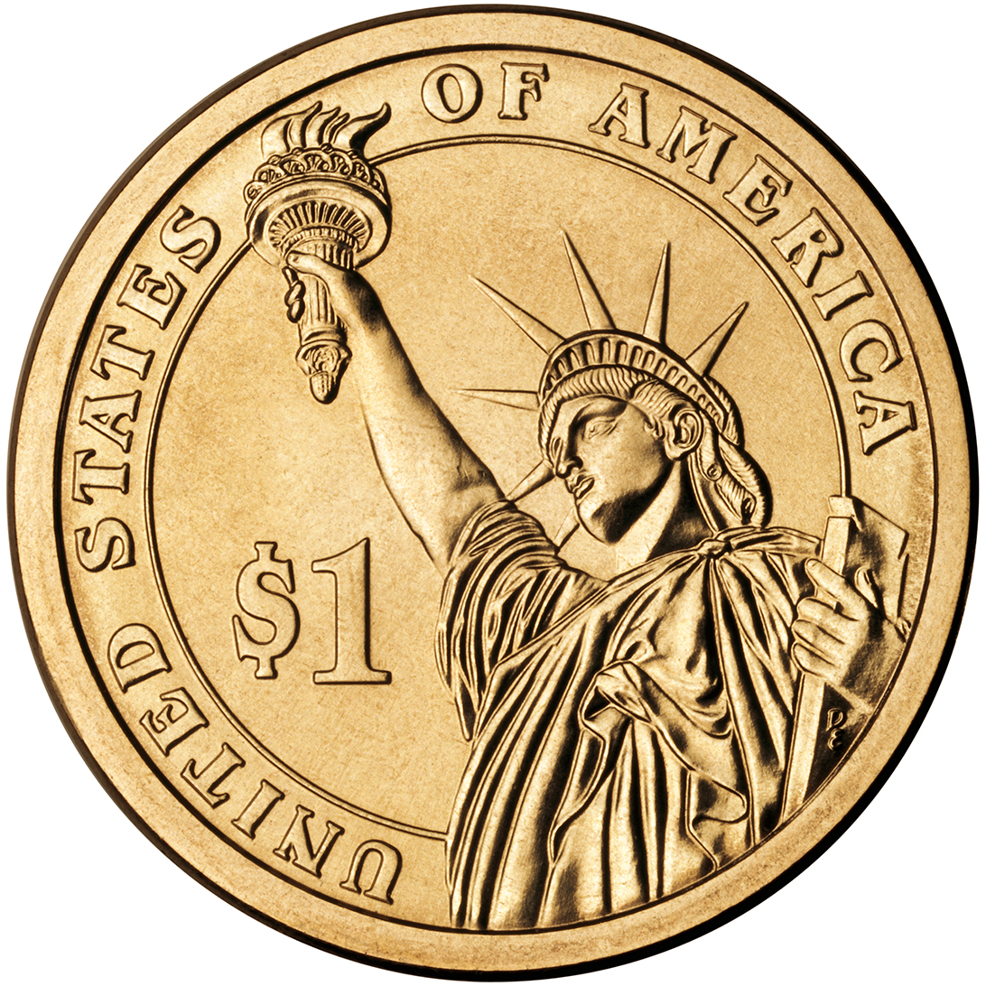 2007 Presidential Dollar Coin Uncirculated Reverse