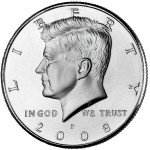 2008 Kennedy Half Dollar Uncirculated Obverse Philadelphia