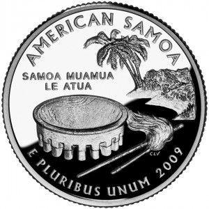 Details about   2009 D American Samoa Territorial Quarter BU from original bank bags 
