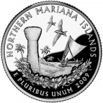 2009 DC US Territories Quarters Coin Northern Mariana Islands Proof Reverse
