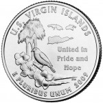 2009 DC US Territories Quarters Coin United States Virgin Islands Uncirculated Reverse