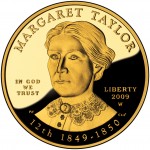 2009 First Spouse Gold Coin Margaret Taylor Proof Obverse
