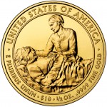 2009 First Spouse Gold Coin Margaret Taylor Uncirculated Reverse