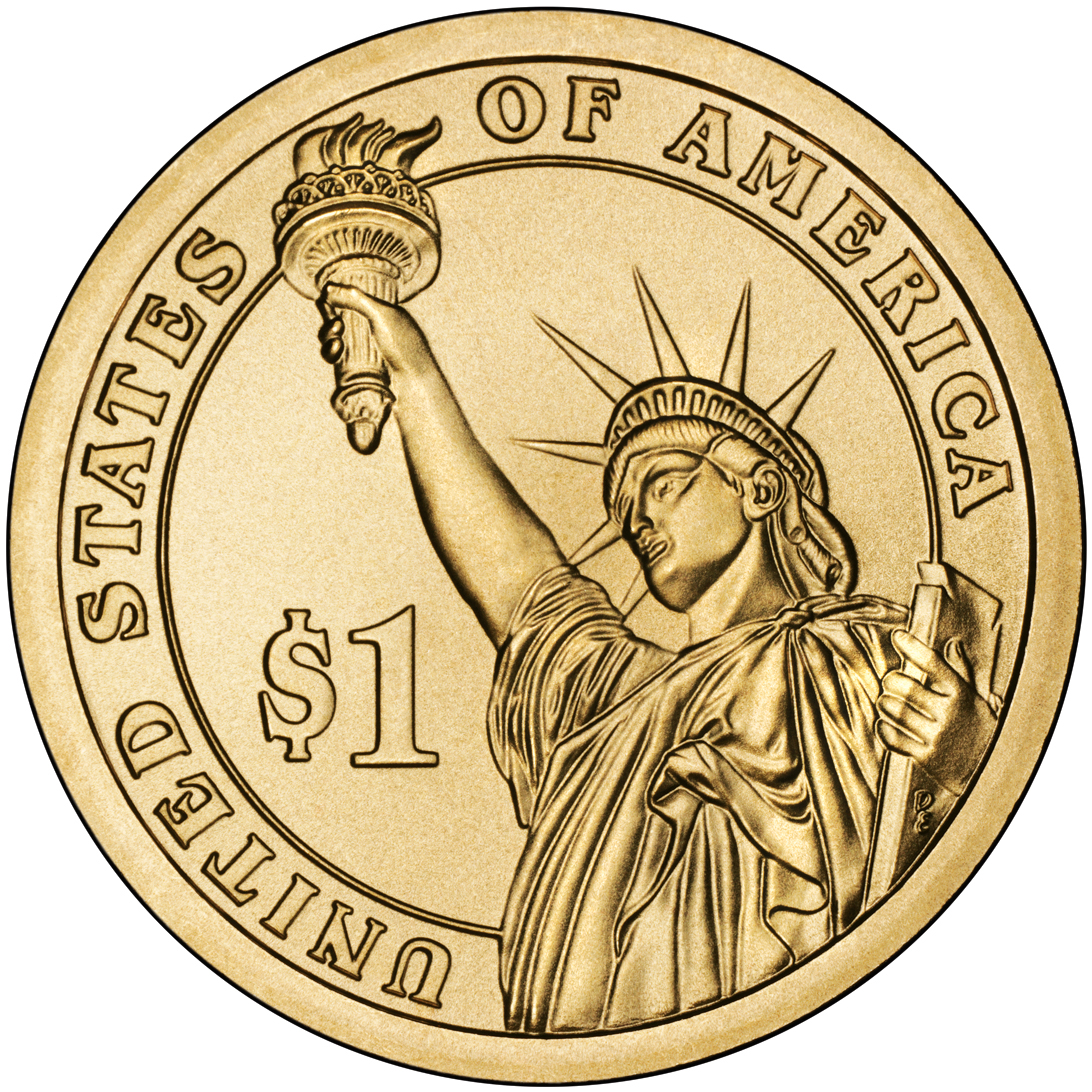 2009 Presidential Dollar Coin Uncirculated Reverse
