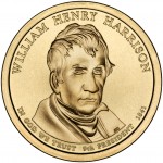 2009 Presidential Dollar Coin William Henry Harrison Uncirculated Obverse