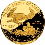 2010 American Eagle Gold Half Ounce Proof Coin Reverse