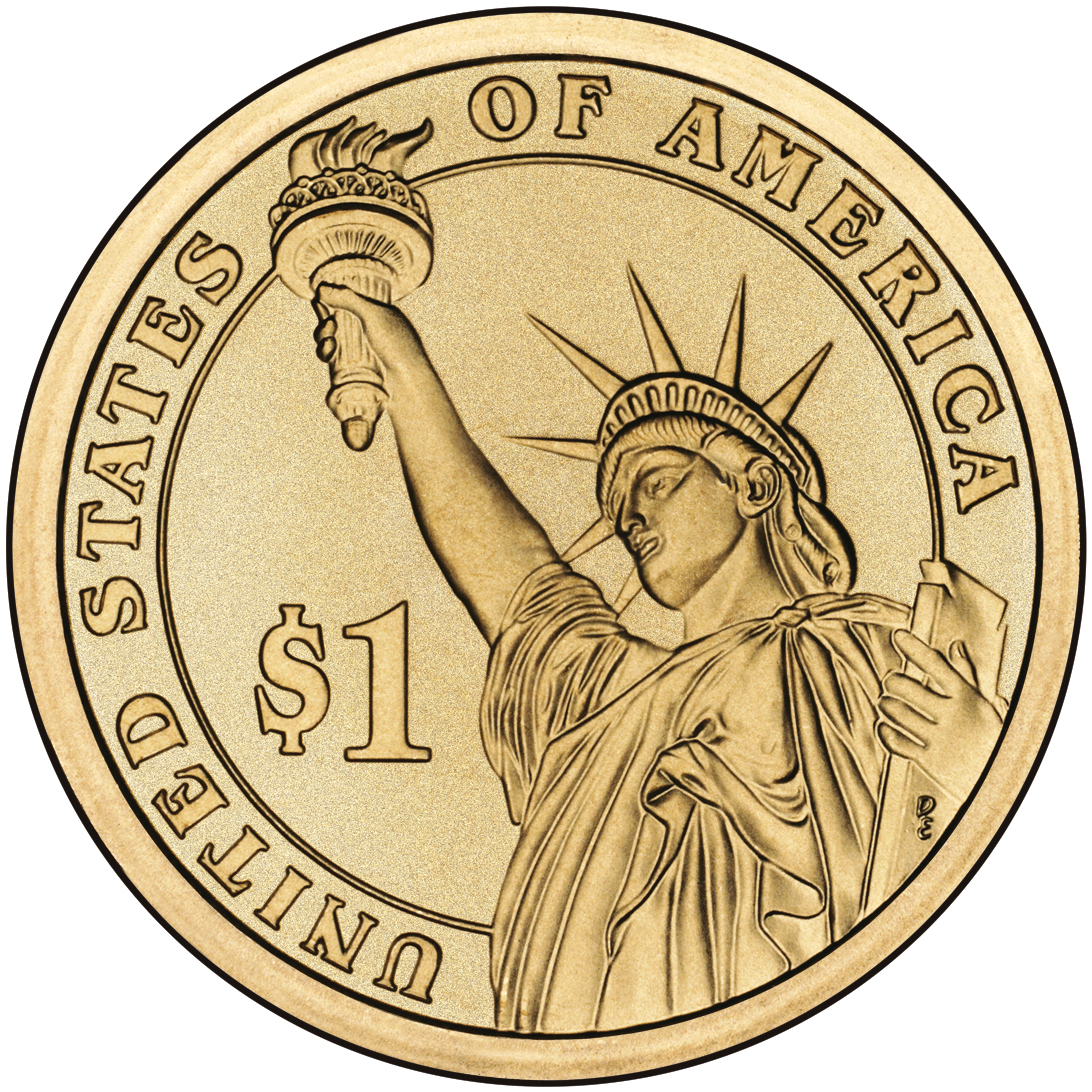 2010 Presidential Dollar Coin Uncirculated Reverse