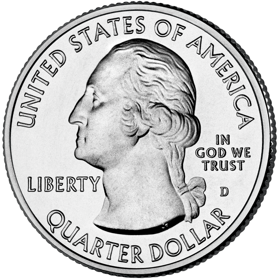2011 America The Beautiful Quarters Coin Uncirculated Obverse D