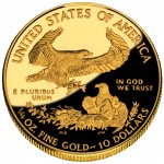 2011 American Eagle Gold Quarter Ounce Proof Coin Reverse