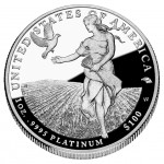 2011 American Eagle Platinum One Ounce Proof Coin Reverse