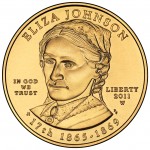 2011 First Spouse Gold Coin Eliza Johnson Uncirculated Obverse