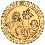 2011 First Spouse Gold Coin Eliza Johnson Uncirculated Reverse