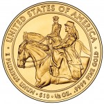 2011 First Spouse Gold Coin Julia Grant Uncirculated Reverse
