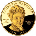 2011 First Spouse Gold Coin Lucretia Garfield Proof Obverse