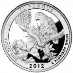 2012 America The Beautiful Quarters Coin El Yunque Puerto Rico Proof Reverse