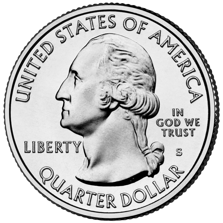 2012 America The Beautiful Quarters Coin Uncirculated Obverse S