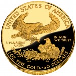 2012 American Eagle Gold One Ounce Proof Coin Reverse