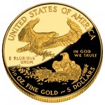 2012 American Eagle Gold Tenth Ounce Proof Coin Reverse