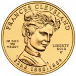 2012 First Spouse Gold Coin Frances Cleveland First Term Uncirculated Obverse