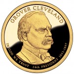 2012 Presidential Dollar Coin Grover Cleveland Second Term Proof Obverse