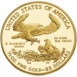 2013 American Eagle Gold Half Ounce Proof Coin Reverse