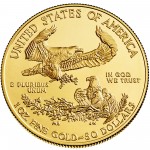 2013 American Eagle Gold One Ounce Uncirculated Coin Reverse