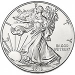 2013 American Eagle Silver One Ounce Uncirculated Coin Obverse