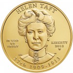 2013 First Spouse Gold Coin Helen Taft Uncirculated Obverse