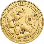 2013 First Spouse Gold Coin Helen Taft Uncirculated Reverse