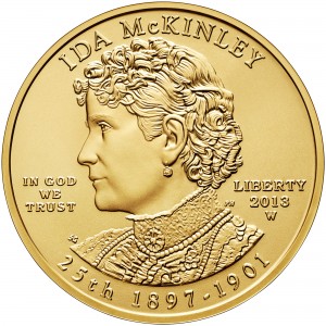 FIRST SPOUSE MEDAL SET 2013 WILLIAM & IDA MCKINLEY Presidential $1 Dollar COIN