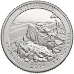 2014 America The Beautiful Quarters Coin Shenandoah Virginia Proof Reverse