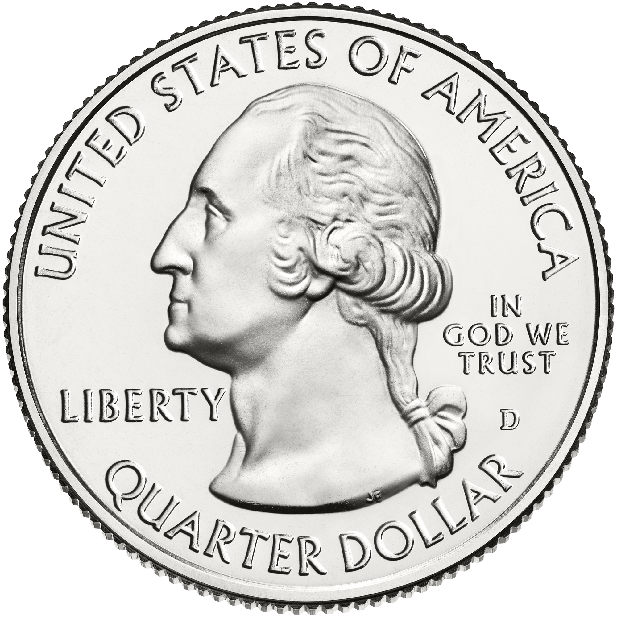 2014 America The Beautiful Quarters Coin Uncirculated Obverse D