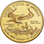 2014 American Eagle Gold Quarter Ounce Bullion Coin Reverse