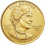 2014 First Spouse Gold Coin Lou Hoover Uncirculated Obverse