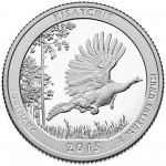 2015 America The Beautiful Quarters Coin Kisatchie Louisiana Proof Reverse