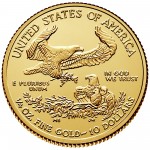 2015 American Eagle Gold Quarter Ounce Bullion Coin Reverse