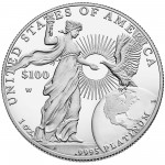 2015 American Eagle Platinum One Ounce Proof Coin Reverse