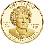 2015 First Spouse Gold Coin Bess Truman Proof Obverse