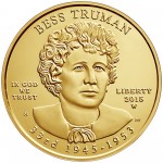 2015 First Spouse Gold Coin Bess Truman Uncirculated Obverse