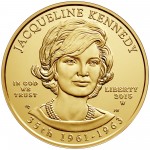 2015 First Spouse Gold Coin Jacqueline Kennedy Uncirculated Obverse